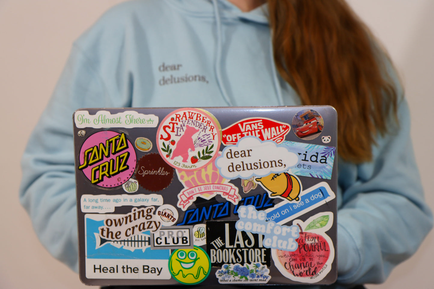 “the comfort club” sticker