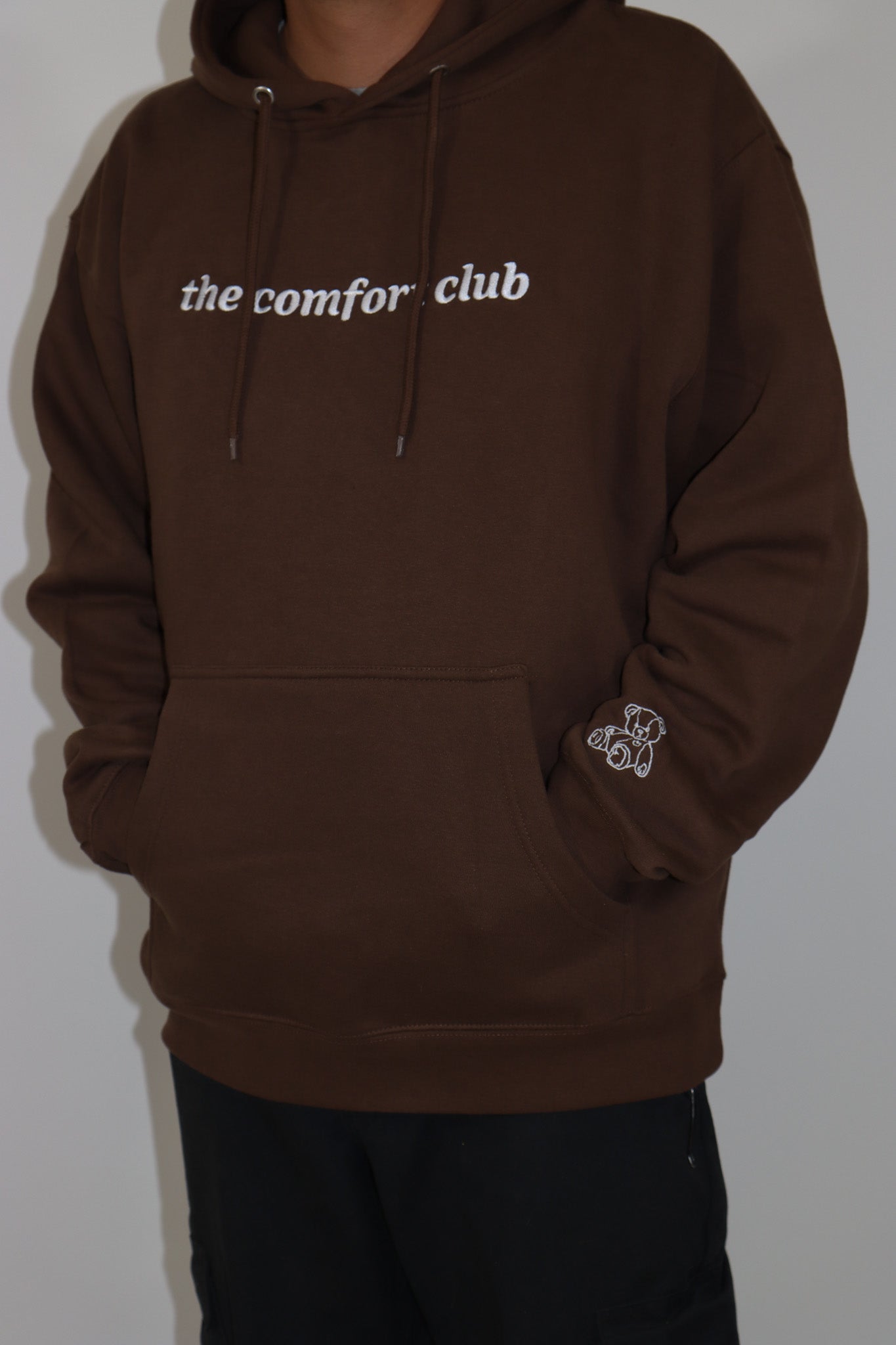 “the comfort club” hoodie